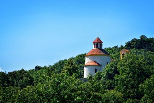 Želkovice, Romaniškoji Rotunda, Dievas, Bažnyčia, Fonas, Tapetai