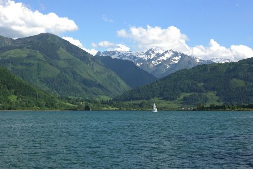 Zell Am See, Pinzgau, Vanduo, Kalnai, Salzburgerland, Ežeras