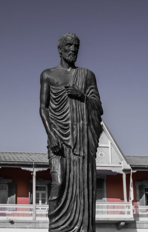 Zeno Of Citium, Filosofas, Mąstytojas, Senovės, Hellenistic, Filosofija, Statula, Skulptūra, Klasikinis, Paminklas, Larnaka, Kipras