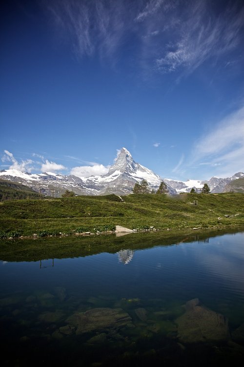 Zermatt,  Matterhorn,  Kalnų,  Šveicarija,  Pobūdį,  Kraštovaizdis,  Dangus,  Kalnai,  Puikus,  Aplinka