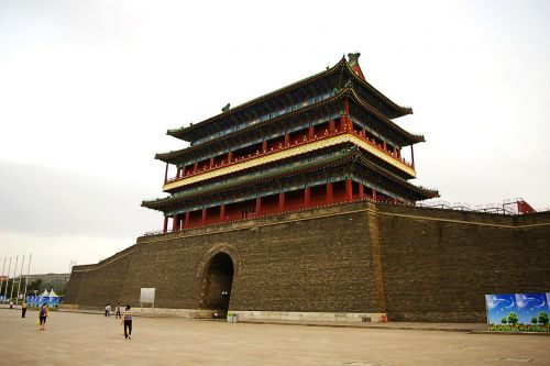 Zhengyang, Qianmen, Pekinas, Senovės Architektūra, Vartų Pastatas, Miesto Vartai