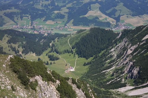 Zipfel Alp, Už Akmens, Allgäu Alpės, Alpių, Kalnai, Bergtour, Takas, Žygis