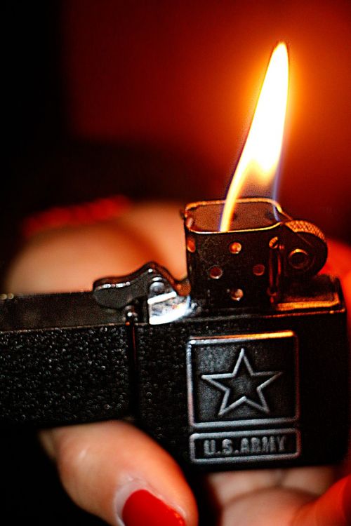 Zippo, Žiebtuvėlis, Usa, Ugnis, Liepsnos, Ženklelis