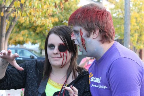 Zombie, Makiažas, Halloween, Pora