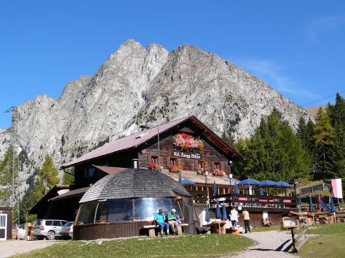 Zuegg Kiemas, Namelis, Dolomitai, Alpių, Meranas, Kalnas, Gamta, Alpe