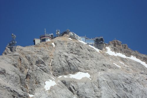 Zugspitze, Aukščiausiojo Lygio Susitikimas, Alpių, Kalnas, Kalnų Stotis, Akmens Siena, Kalkės
