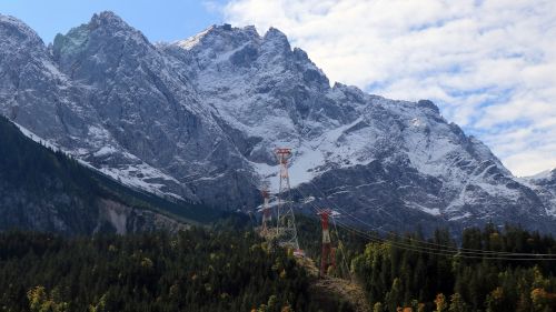 Zugspitze, Saulės Šviesa, Kalnai, Alpių Kalnai, Aukštas Kalnas